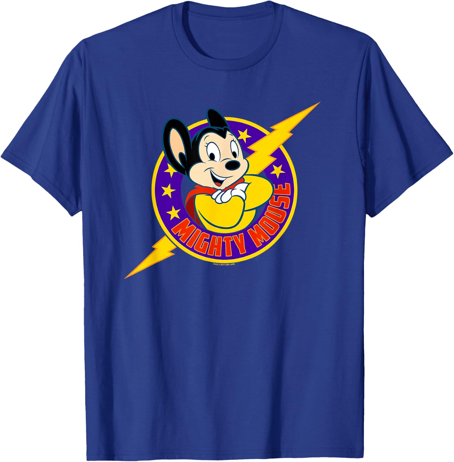 Mighty Mouse Mighty Hero T-Shirt - T-Shirt | Royal