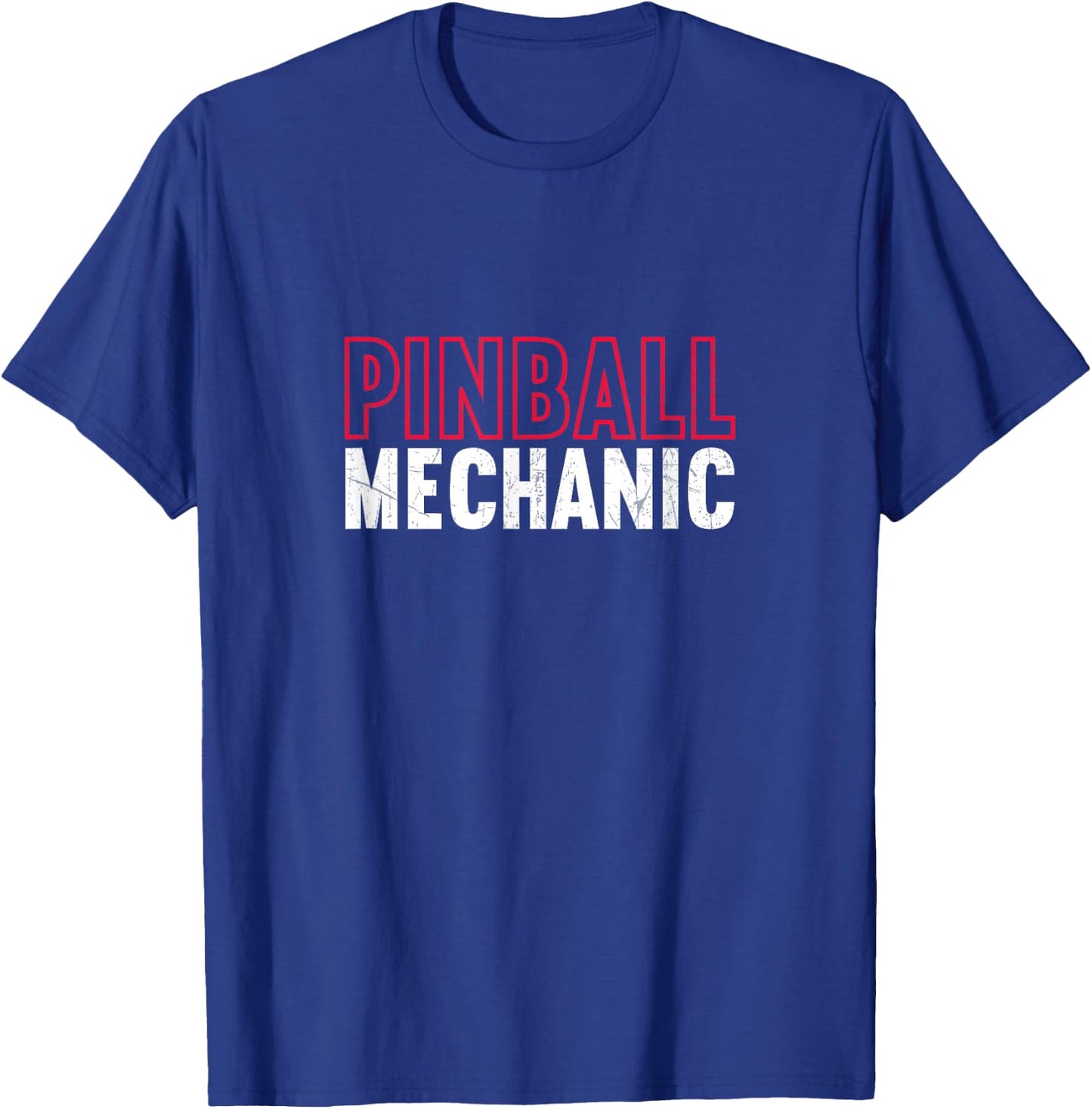 Pinball Mechanic T-Shirt - T-Shirt | Royal
