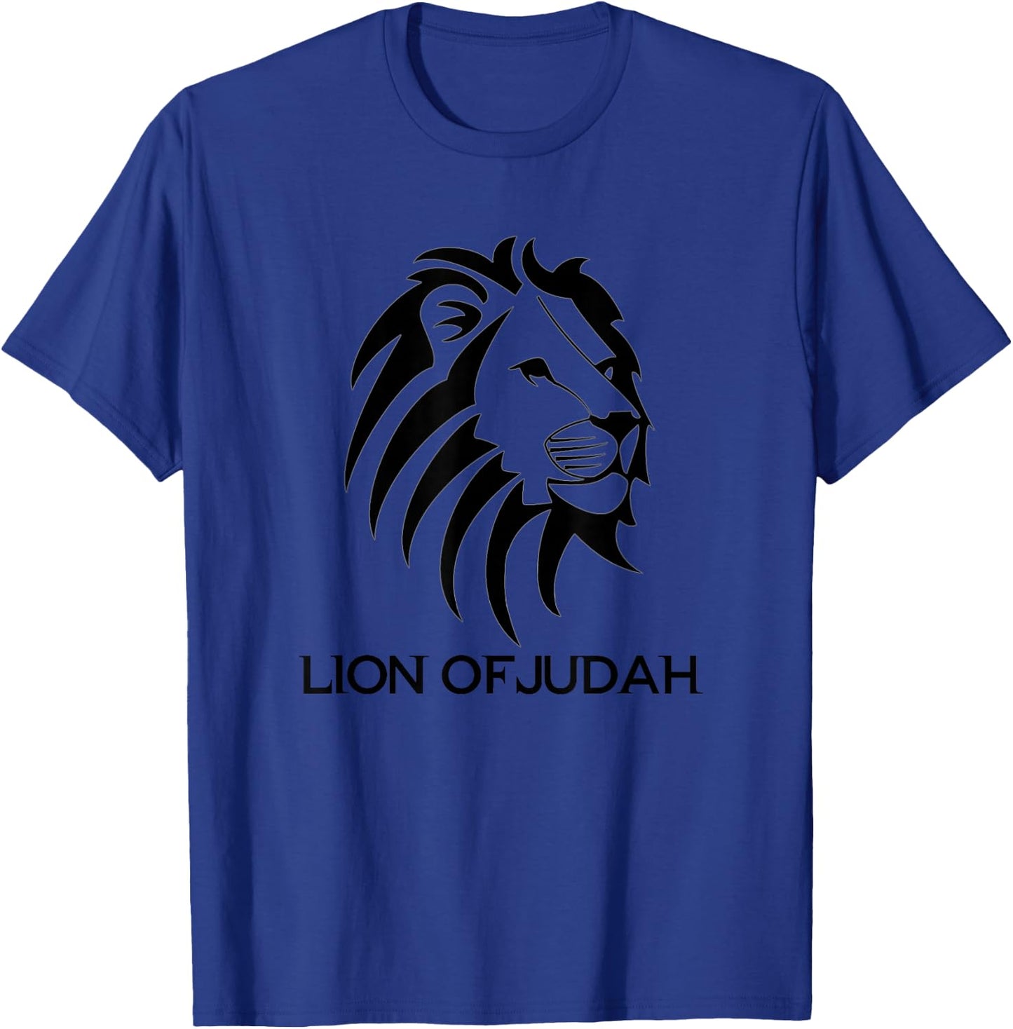 Lion of Judah Christian Inspirational Design T-Shirt - T-Shirt | Royal