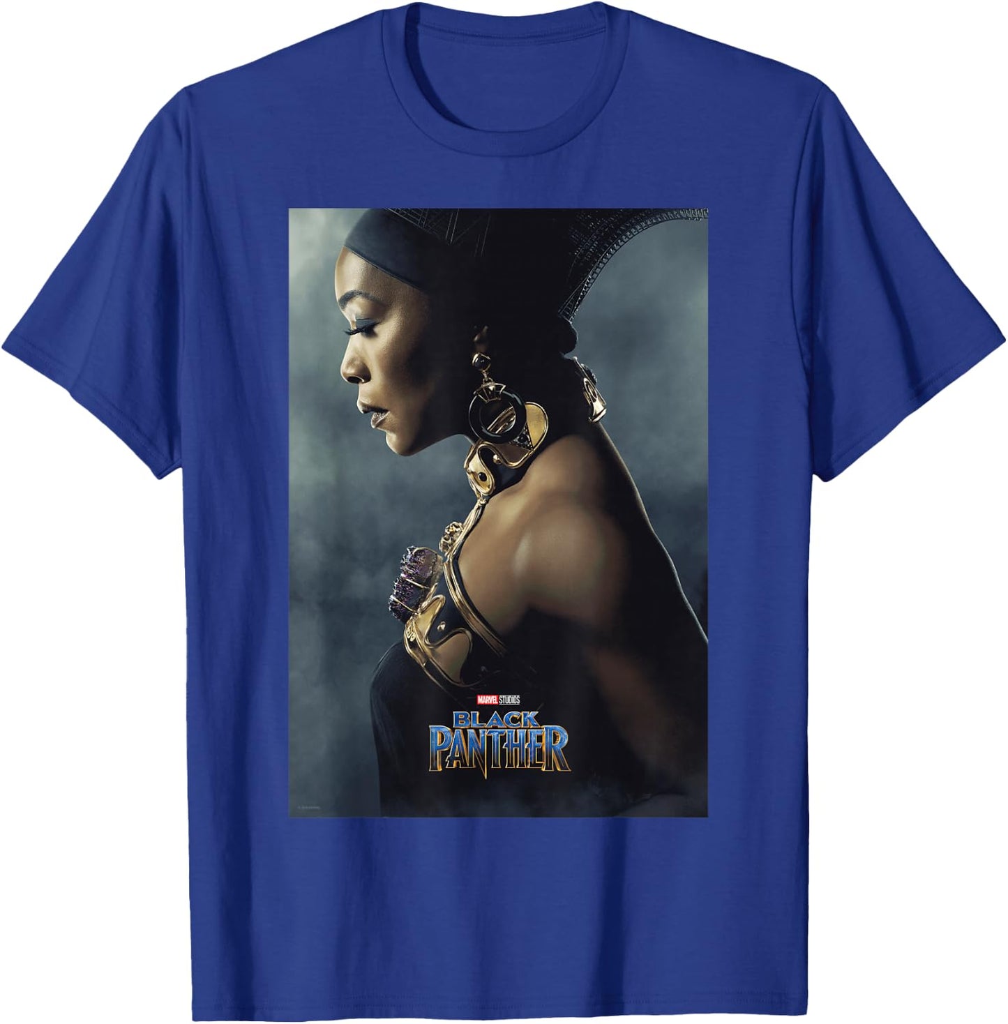 Marvel Black Panther Avengers Ramonda Poster Graphic T-Shirt - T-Shirt | Royal