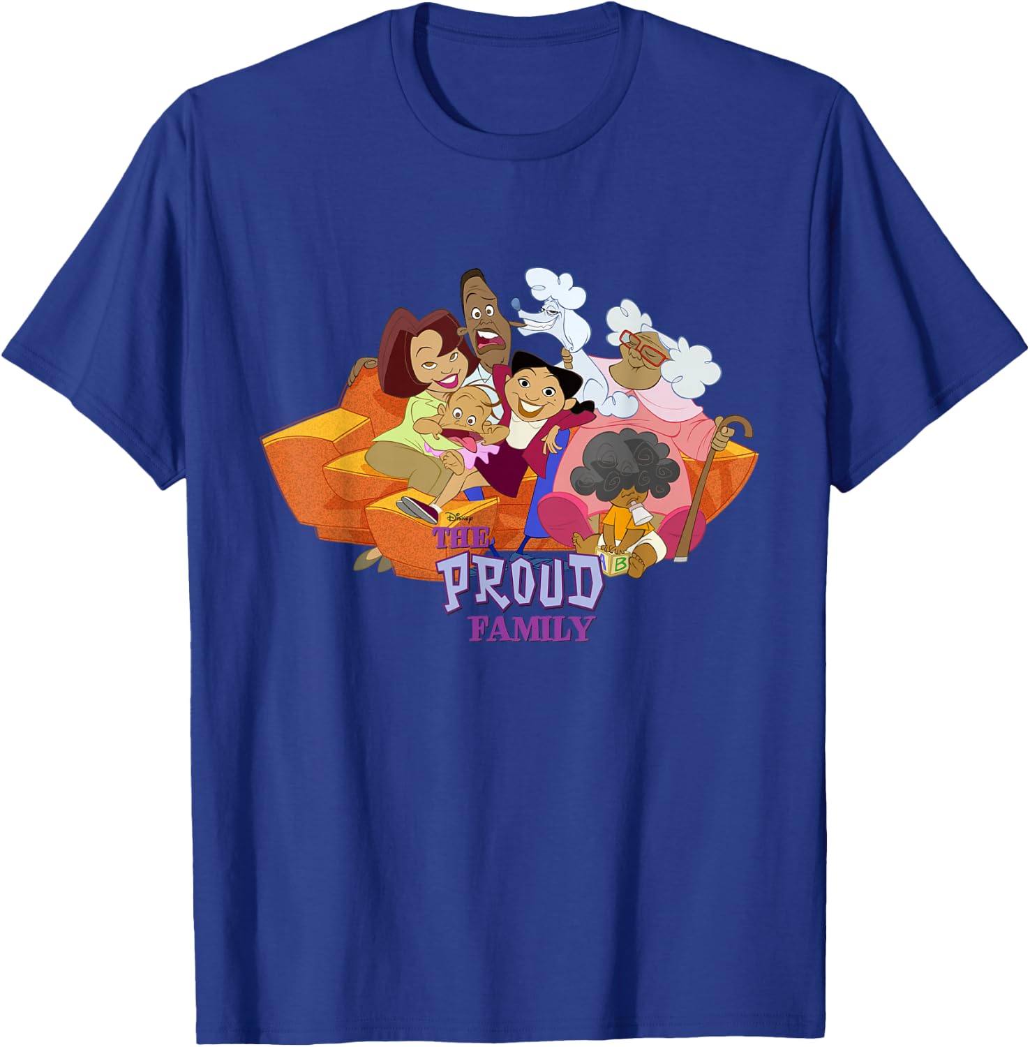 Disney Channel The Proud Family Characters Small T-Shirt - T-Shirt | Royal