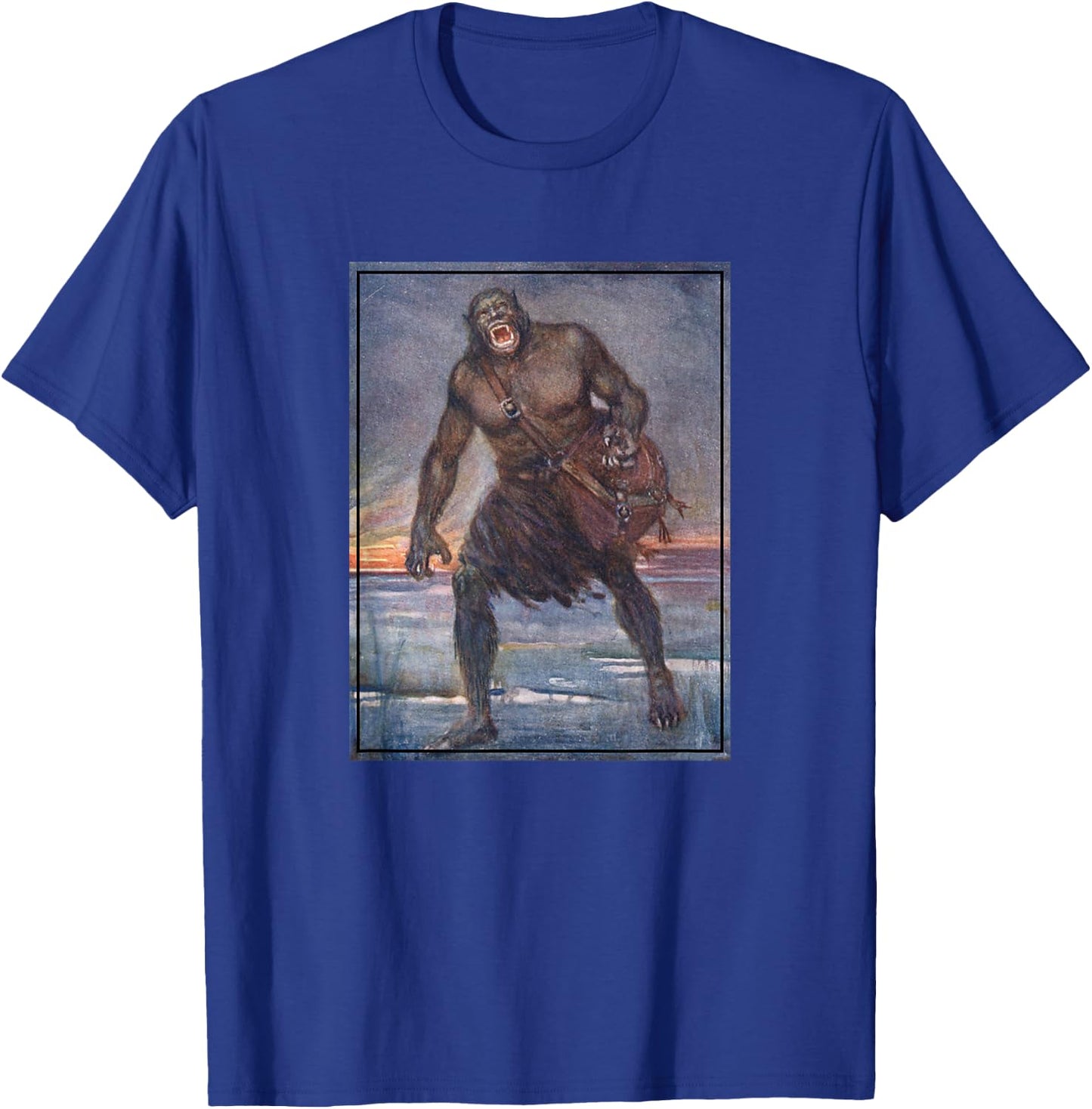 Grendel The Monster (1910) T-Shirt - T-Shirt | Royal