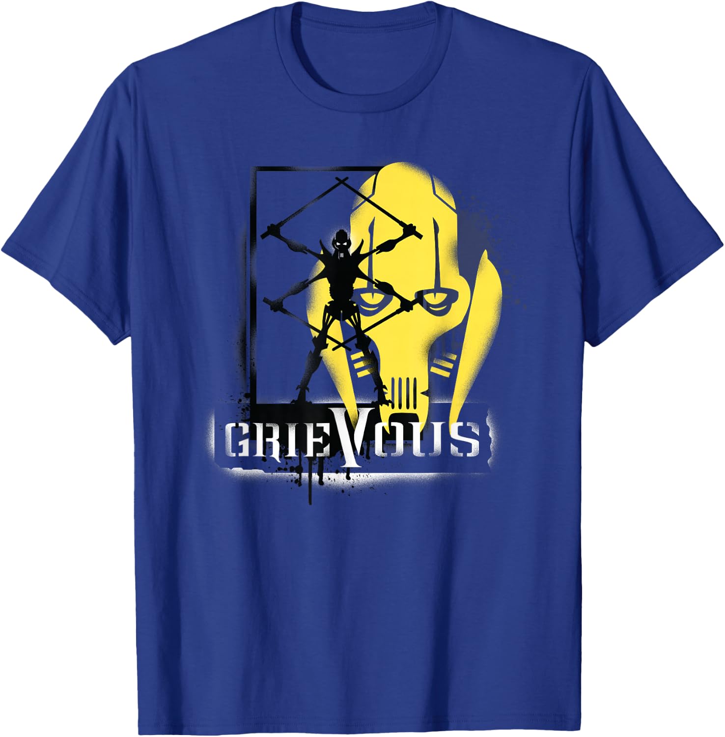 Star Wars Revenge of the Sith Grievous Collage T-Shirt - T-Shirt | Royal