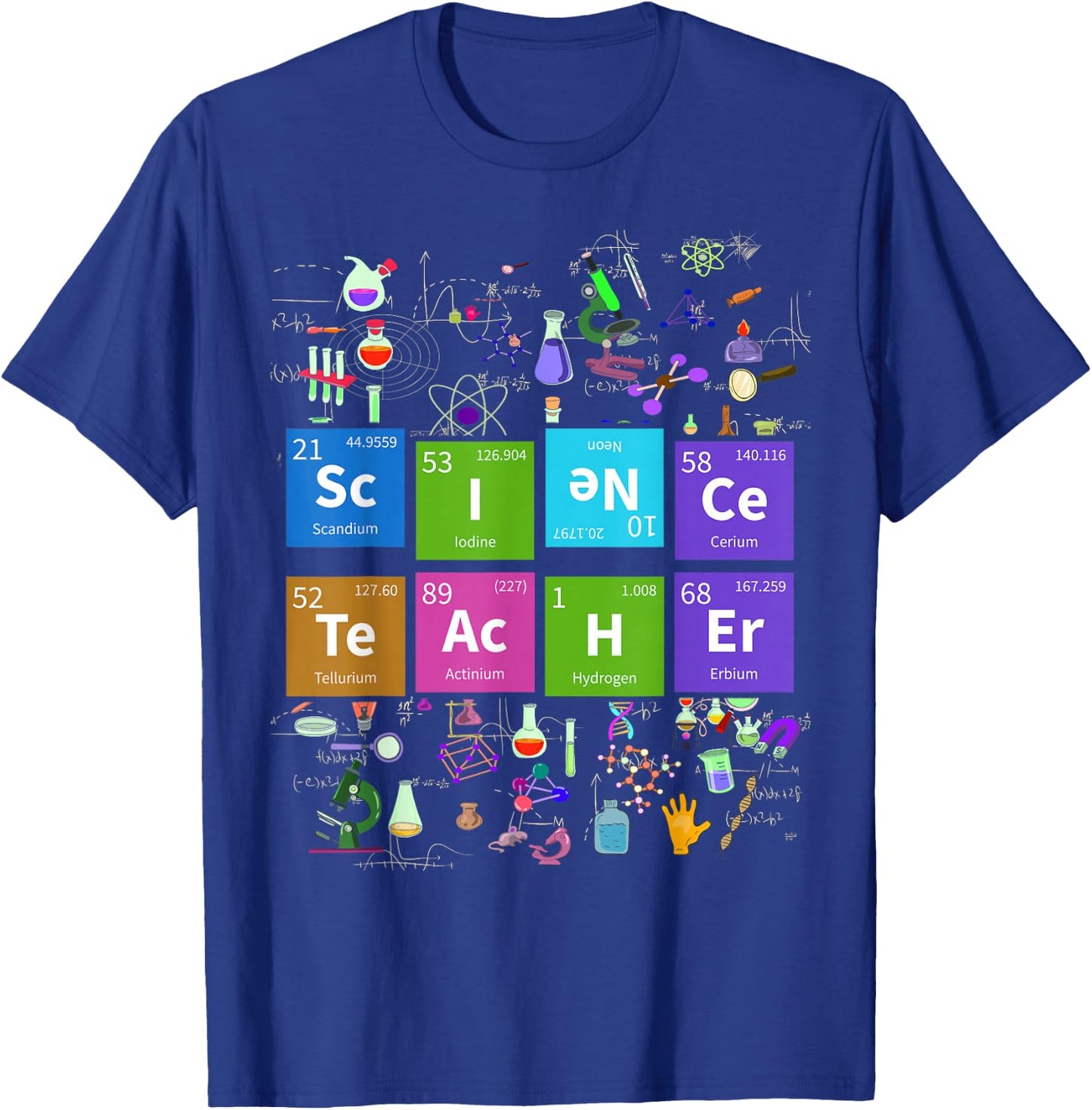 Chemist Nerd Science Teacher Gift Chemistry T-Shirt - T-Shirt | Royal