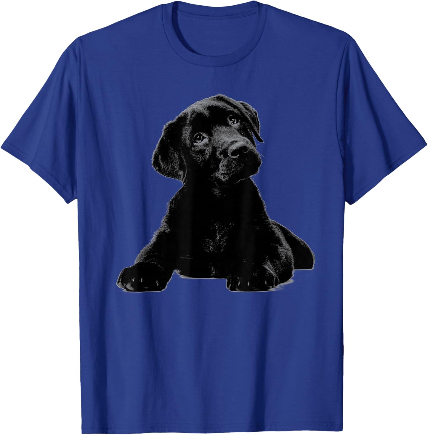 Black Lab Puppy Dog Shirt Graphic Men - Dog Mom Shirt T-Shirt - T-Shirt | Royal