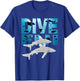 Oceanic Whitetip Shark and Dive Fiji Nigano T-Shirt - T-Shirt | Royal