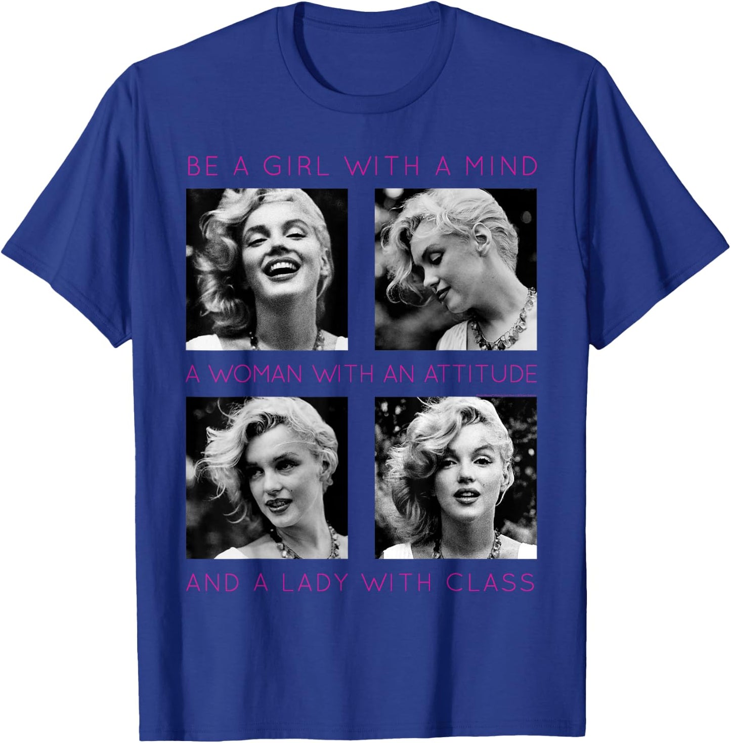 Marilyn Monroe Lady with Class Small T-Shirt - T-Shirt | Royal
