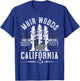 Muir Woods National Monument National Park Apparel T-Shirt - T-Shirt | Royal
