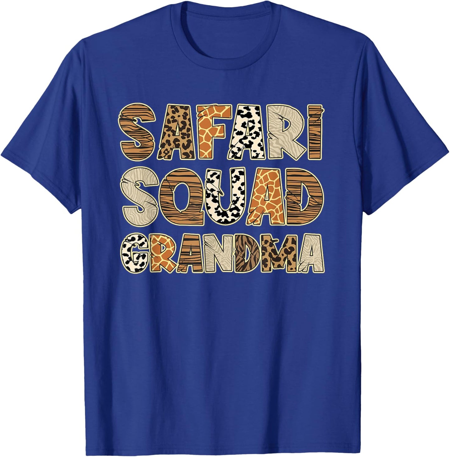 Africa Safari Zoo Safari Squad Grandma Of Birthday Boy Girl T-Shirt - T-Shirt | Royal