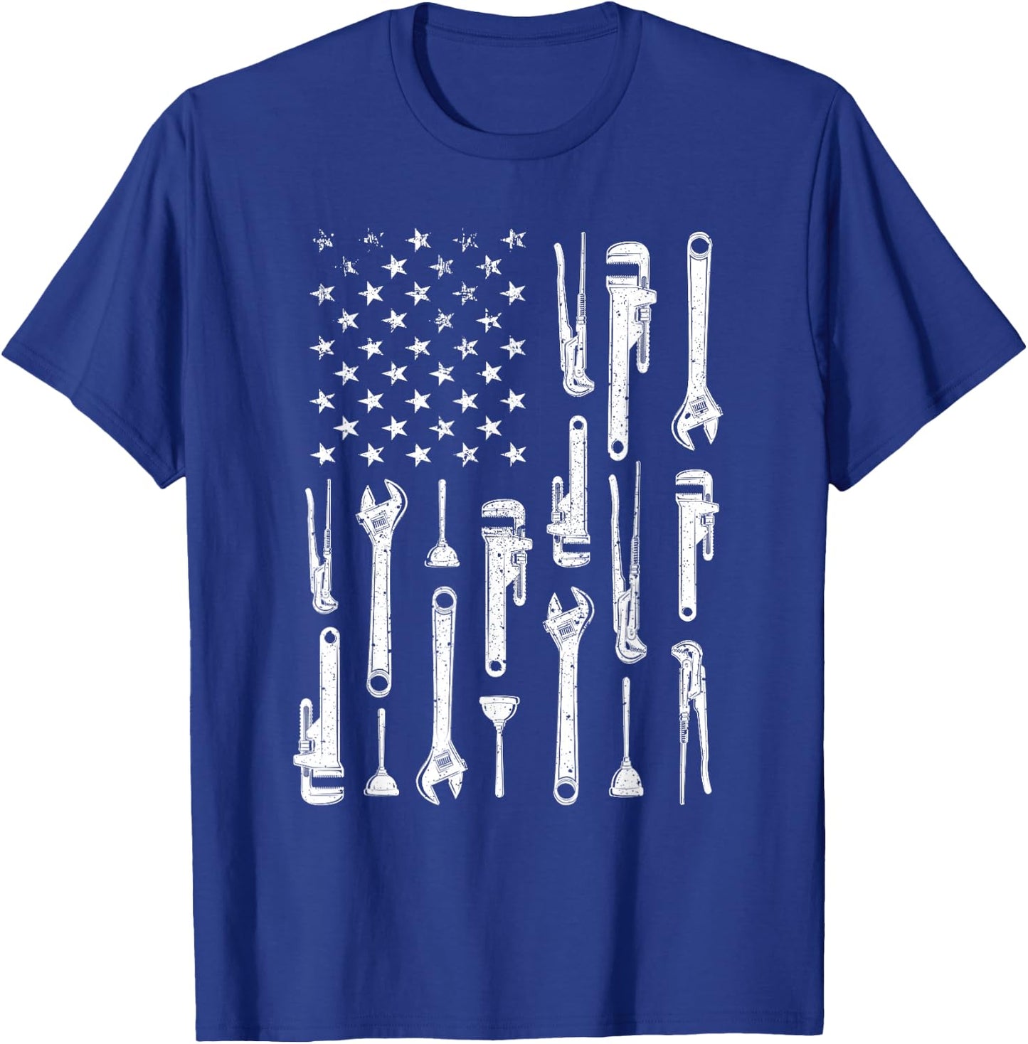 Plumbing Graphic Design Plumber Dad T-Shirt - T-Shirt | Royal