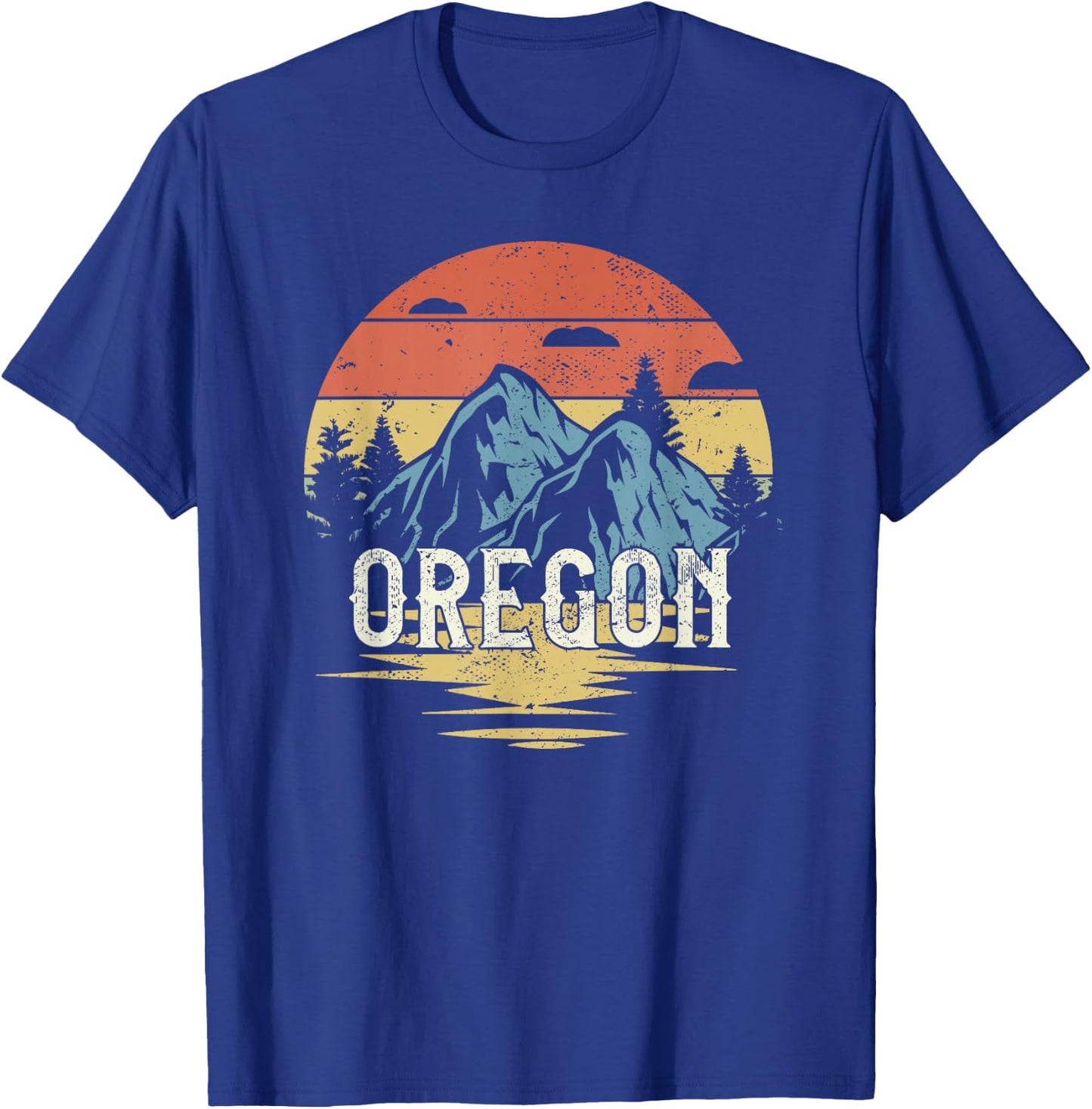 Oregon Retro Vintage T-Shirt - T-Shirt | Royal