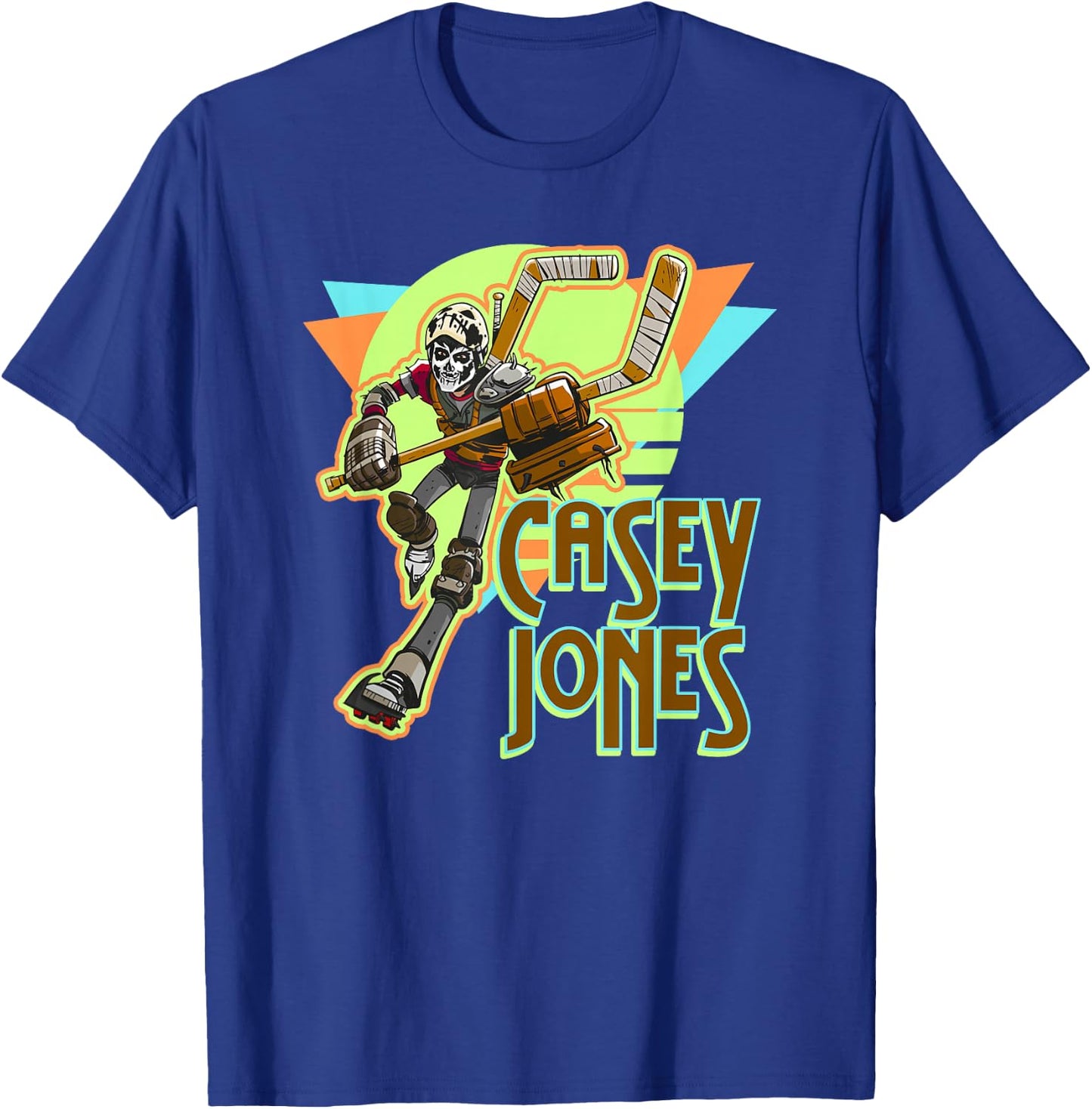 Casey Jones - Retro Style T-Shirt - T-Shirt | Royal