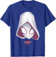 Marvel Spider-Gwen Spiderverse Mask Graphic Small T-Shirt - T-Shirt | Royal