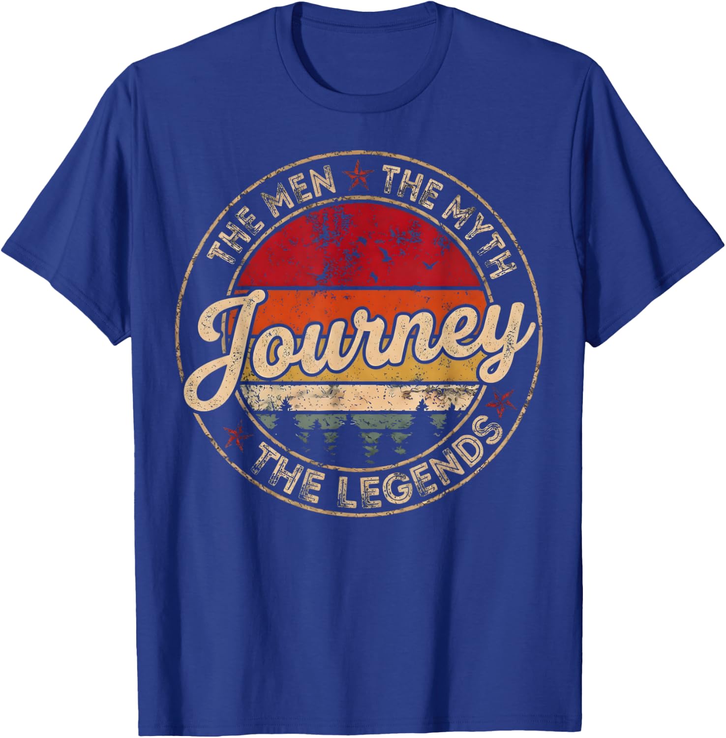 Vintage The Men The Myth Journey Legends Gifts Women T-Shirt - T-Shirt | Royal