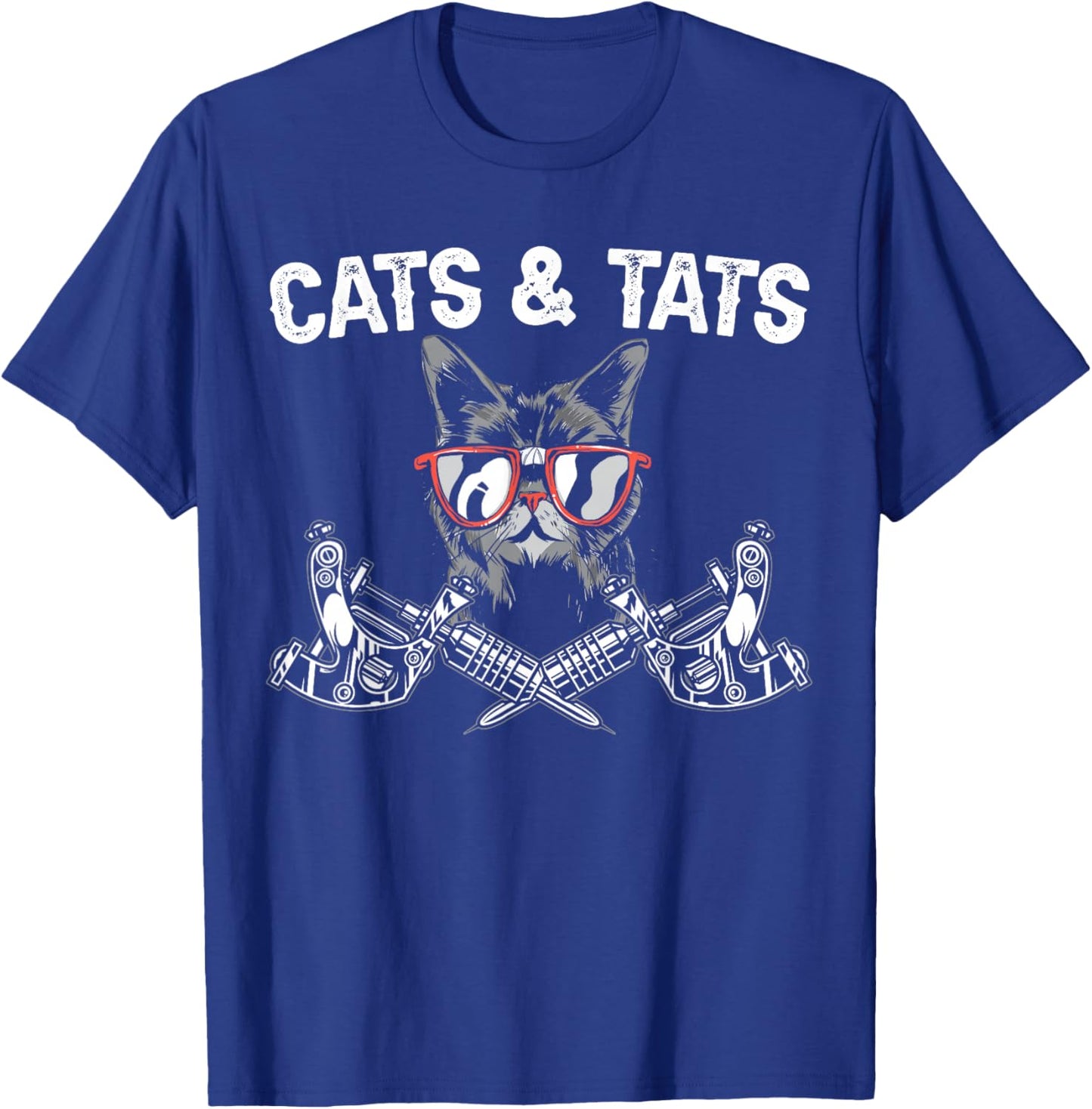 Cats and Tats Inking Tattoo Lover Tattooing Kitty Owner Small T-Shirt - T-Shirt | Royal