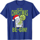 Party tipsy drunk Santa Claus hat costume beer Christmas T-Shirt - T-Shirt | Royal