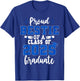 Proud Bestie Of A Class of 2025 Graduate Senior Graduation T-Shirt - T-Shirt | Royal