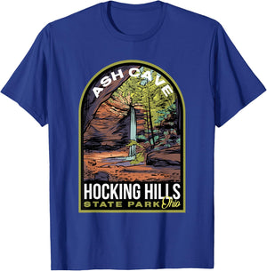 Hocking Hills State Park Ohio T-Shirt - T-Shirt | Royal