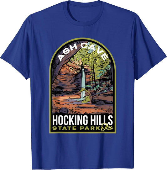 Hocking Hills State Park Ohio T-Shirt - T-Shirt | Royal