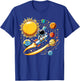 Solar System Planets Science Space Astronaut T-Shirt - T-Shirt | Royal