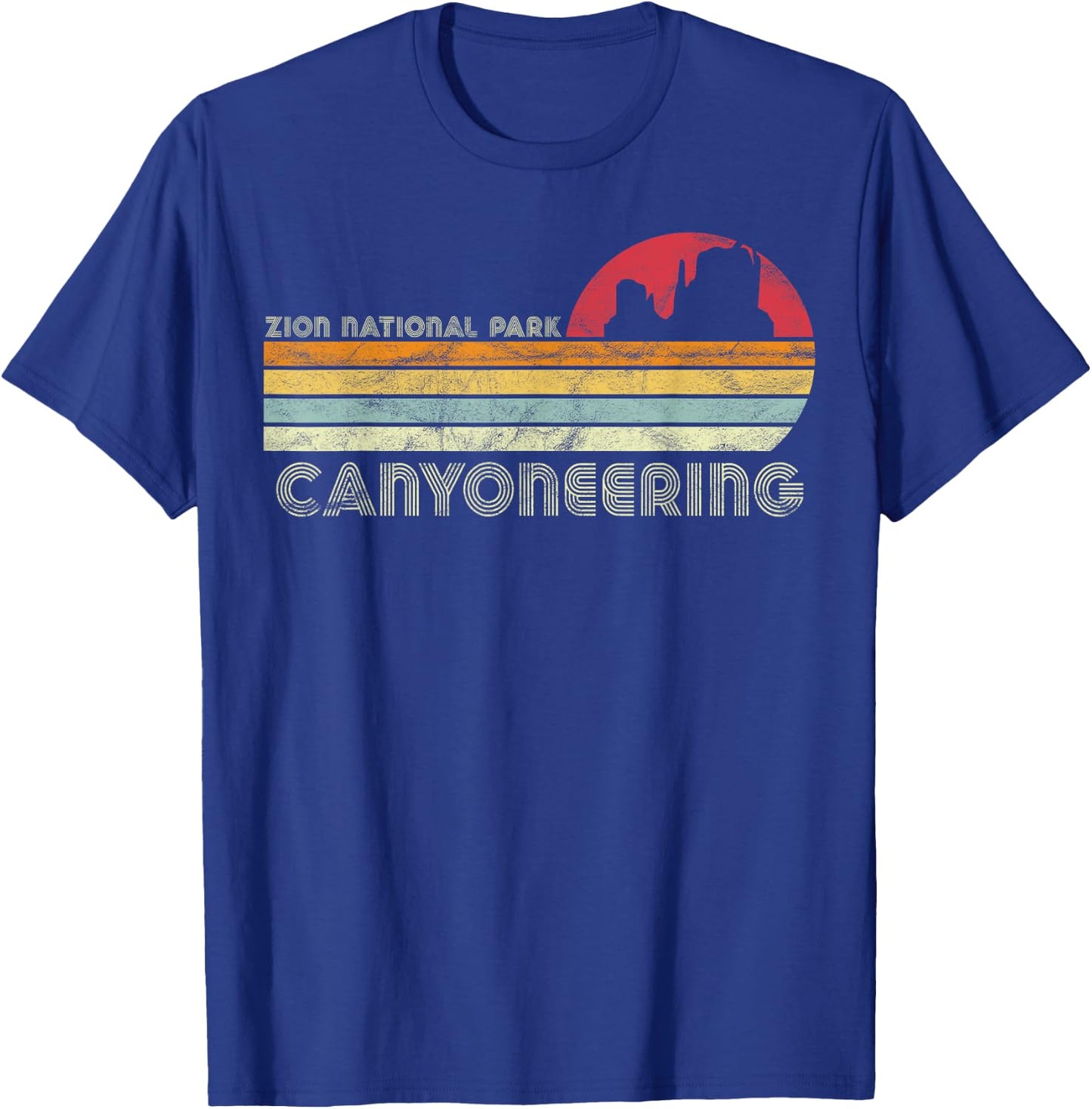 Canyoneer Zion National Canyoneering Adventures Canyoning T-Shirt - T-Shirt | Royal