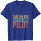 Dibs on The Super Hot Pilot Funny Wife Girlfriend V-Neck T-Shirt - T-Shirt | Royal