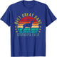Best Great Dane Grandpa Ever Funny Retro T-Shirt - T-Shirt | Royal