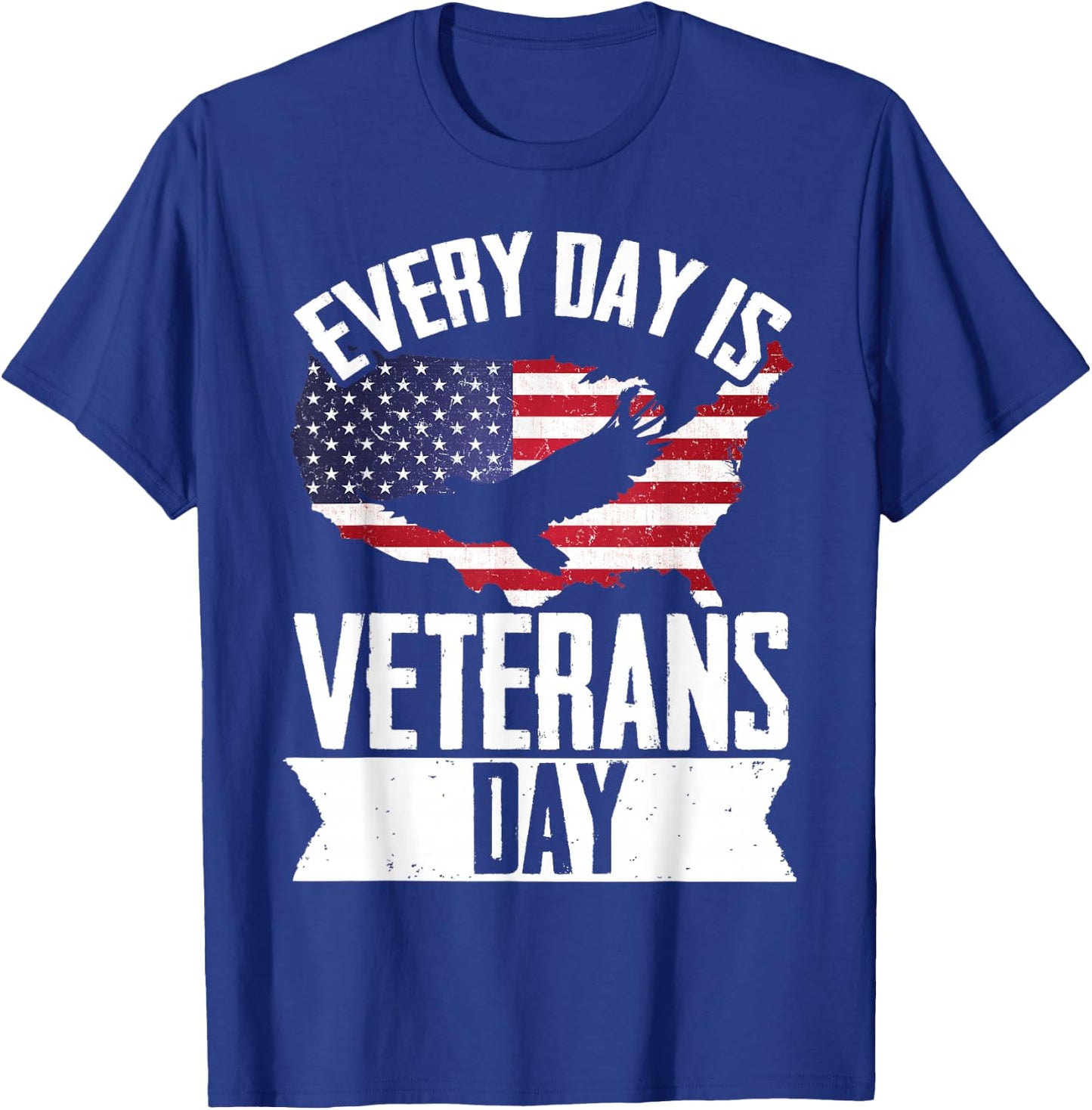 Patriotic Every Day Veterans Day T-Shirt - T-Shirt | Royal