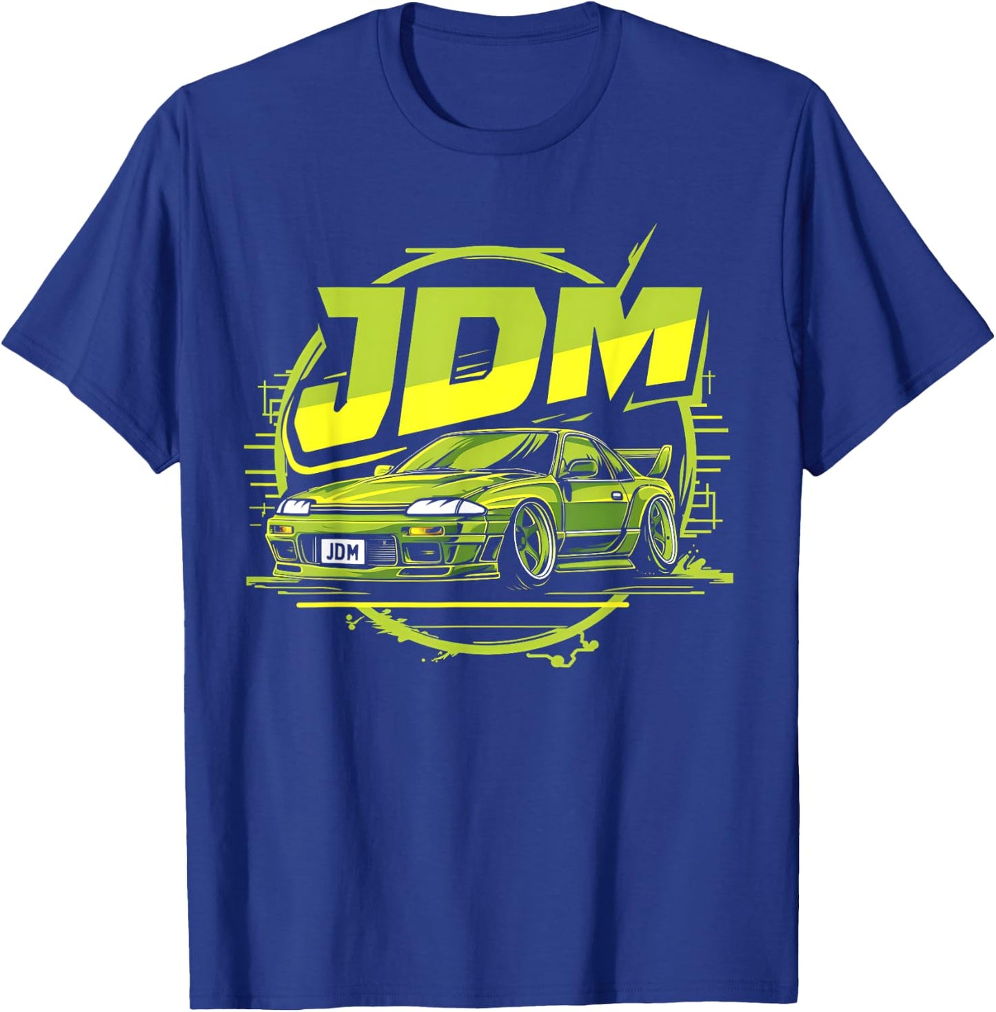 JDM Drift Car Shirt Sunset Japanese Tuning Car T-Shirt - T-Shirt | Royal