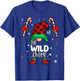 Wild Gnome Red Buffalo Plaid Matching Family Christmas T-Shirt - T-Shirt | Royal