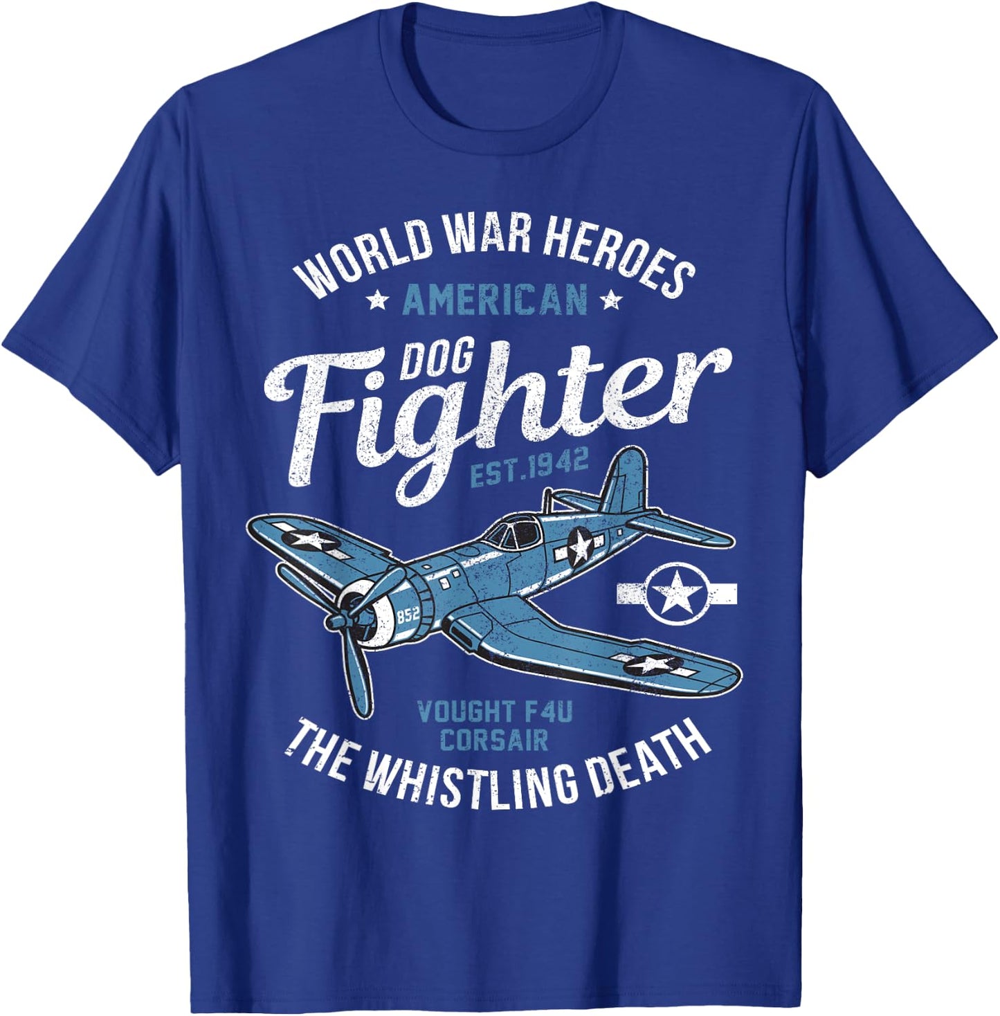 WW2 Planes Warbirds Warplanes F4U Corsair T-Shirt - T-Shirt | Royal