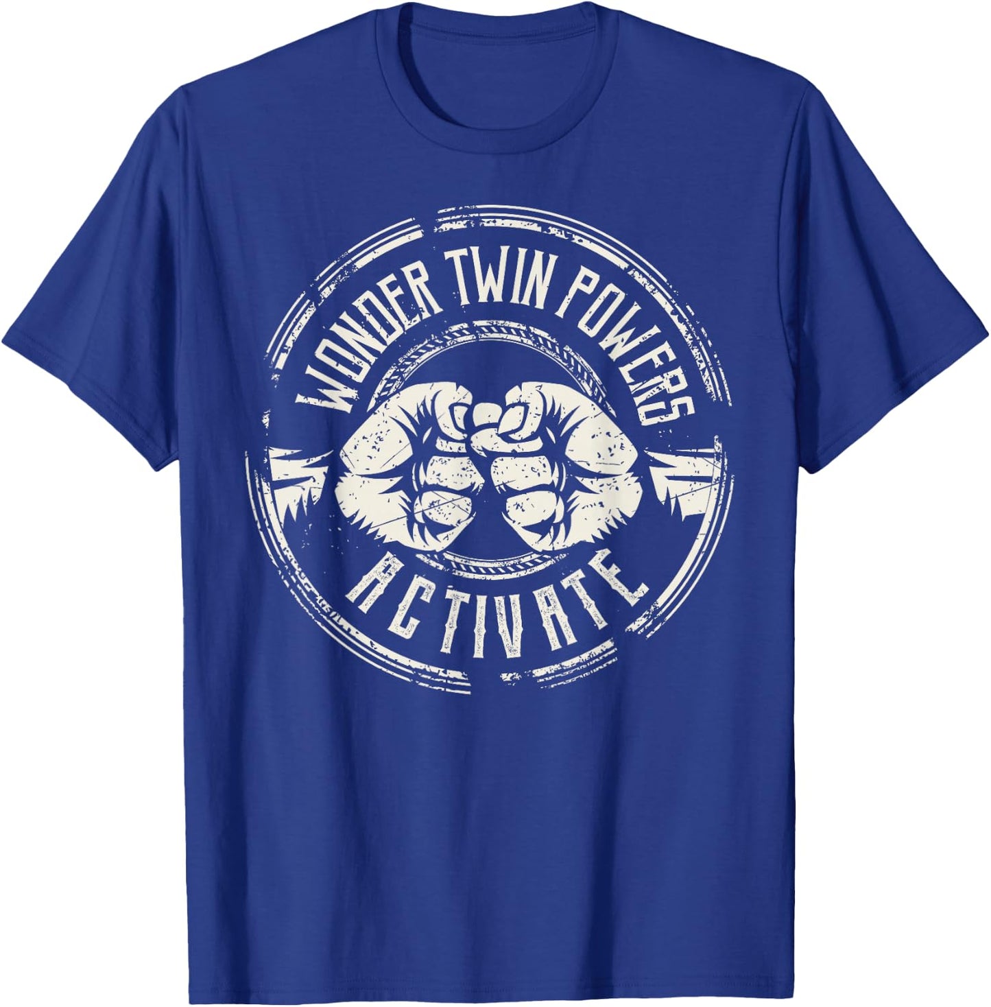Wonder Twin Power Activated Design, Sibling Design T-Shirt - T-Shirt | Royal