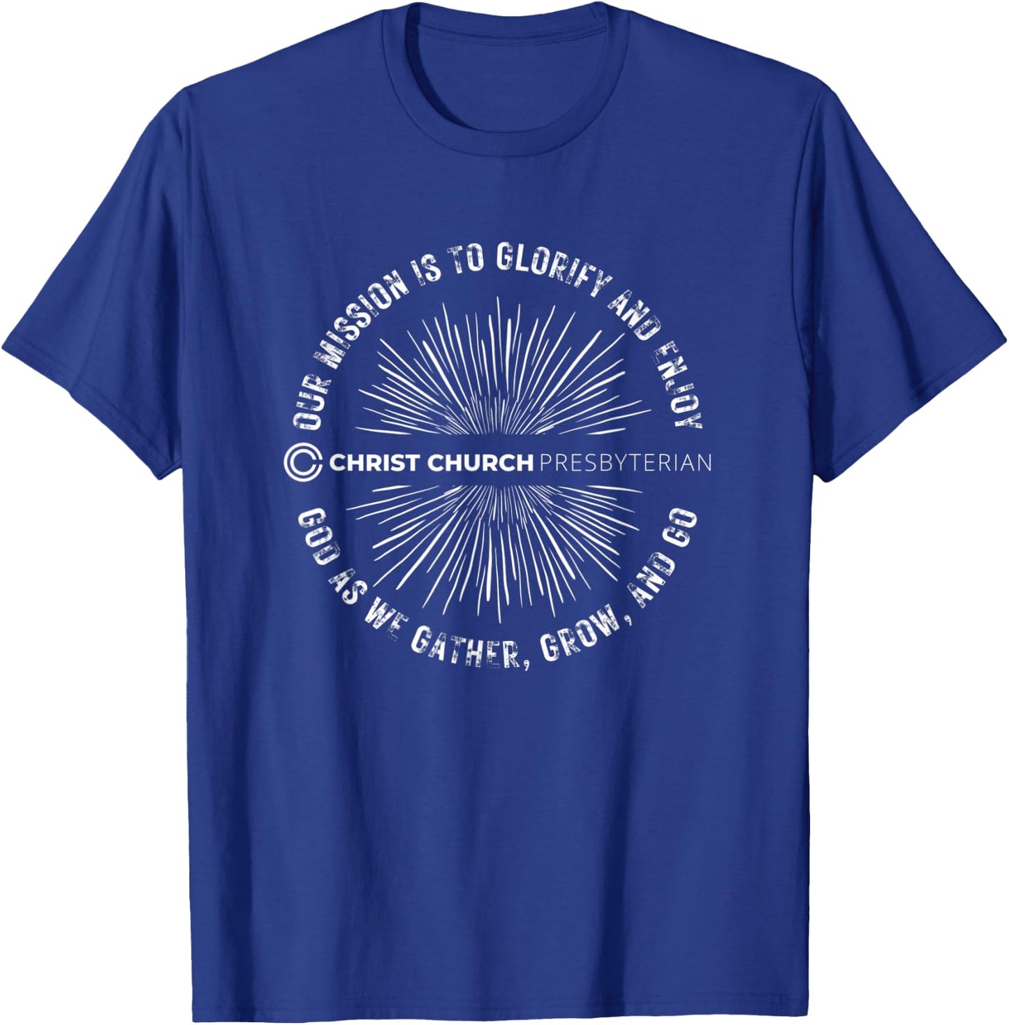 Christ Church Presbyterian Knoxville TN | Mission Statement T-Shirt - T-Shirt | Royal