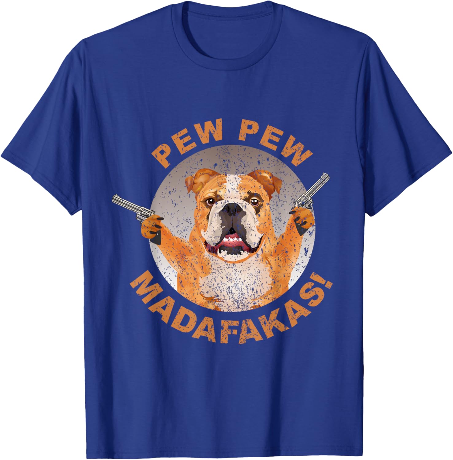 Pew Pew Madafakas Crazy French Bulldog Funny Gamer Gift Women T-Shirt - T-Shirt | Royal
