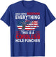 This Is A Cordless Hole Puncher-We're Redefining Everything T-Shirt - T-Shirt | Royal