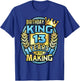13th Birthday King Turning 13 Years Old B-day 13th Birthday T-Shirt - T-Shirt | Royal