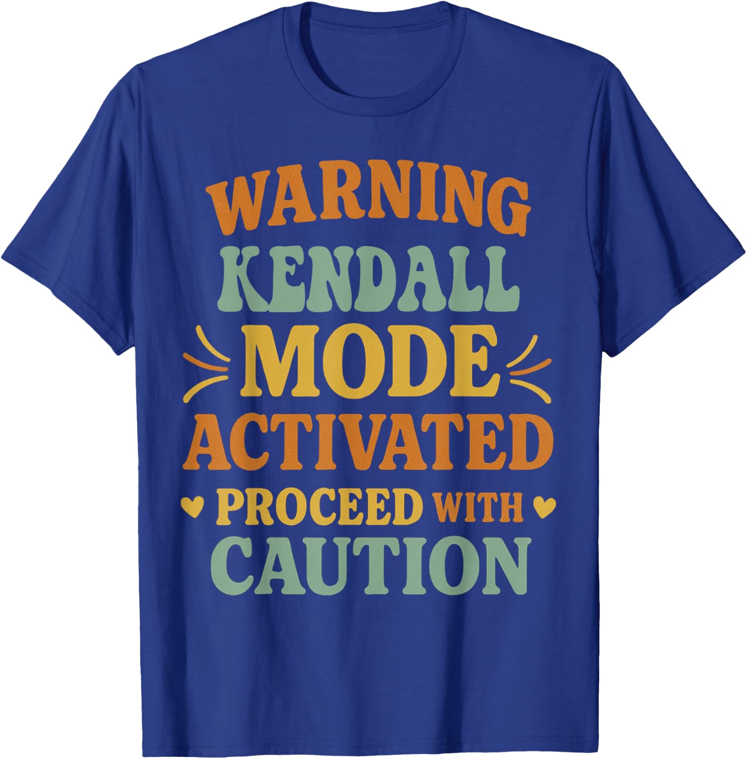 KENDALL Personalized Women's Gift Custom KENDALL T-Shirt - T-Shirt | Royal