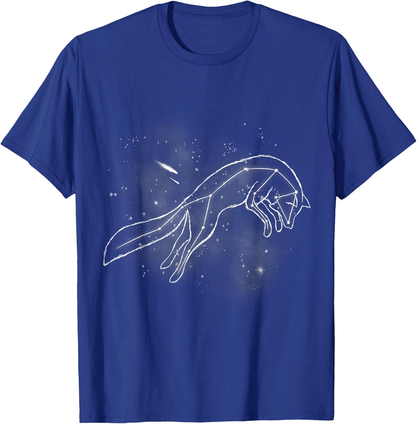 Fox Star Moon Foxes T-Shirt - T-Shirt | Royal