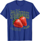 Farm Fresh Strawberries Retro Farmer Market Summer Lover T-Shirt - T-Shirt | Royal