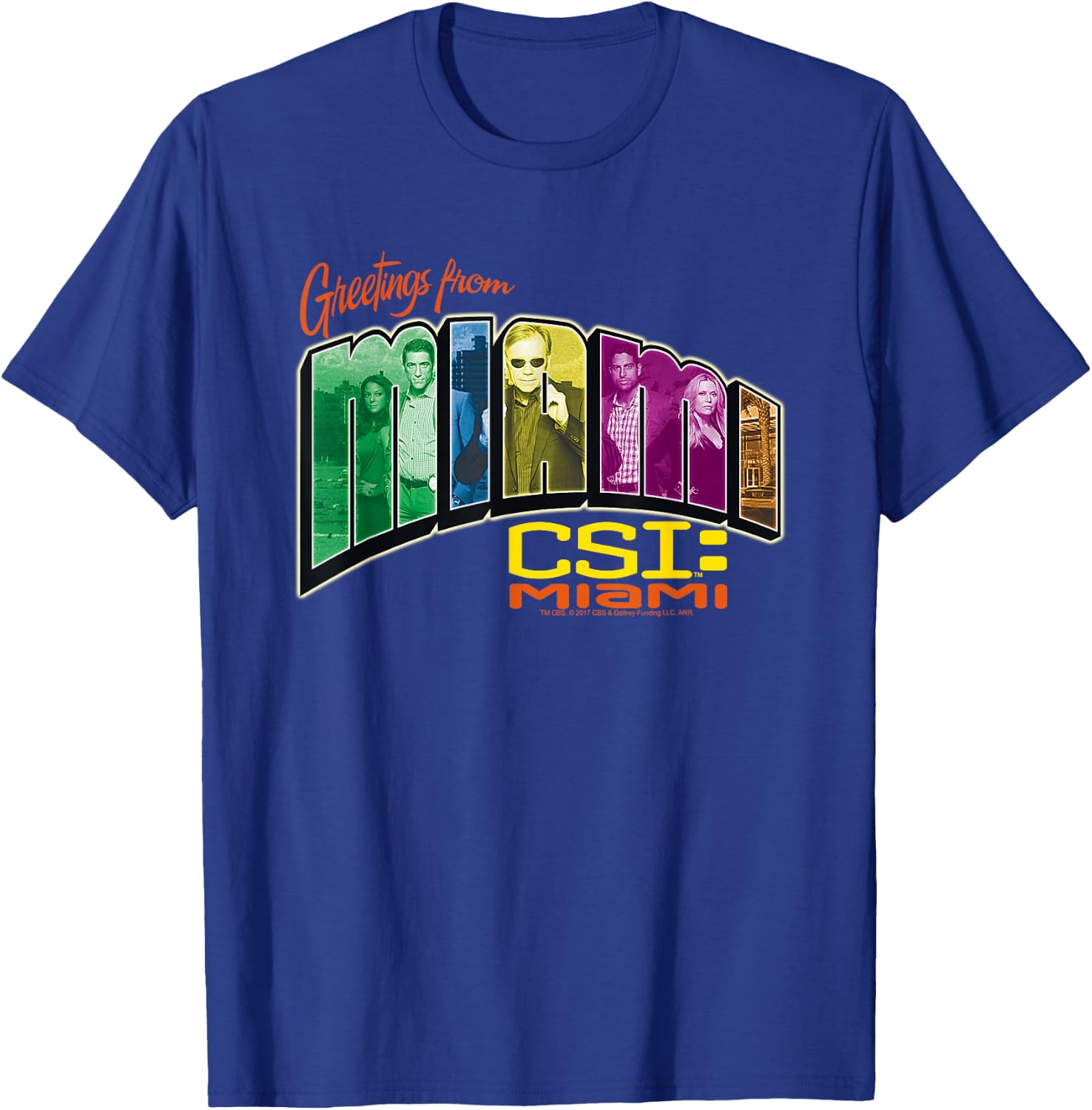 CSI: Miami Greeting From Miami T-Shirt - T-Shirt | Royal