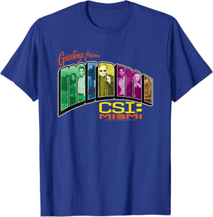 CSI: Miami Greeting From Miami T-Shirt - T-Shirt | Royal