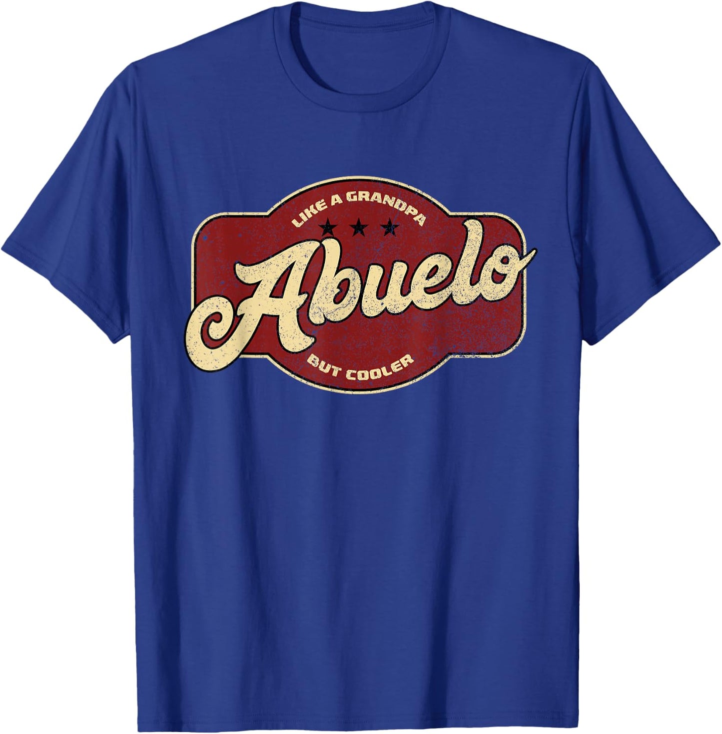 Vintage Abuelo Like Grandpa but Cooler - Abuelo Cuban Small T-Shirt - T-Shirt | Royal