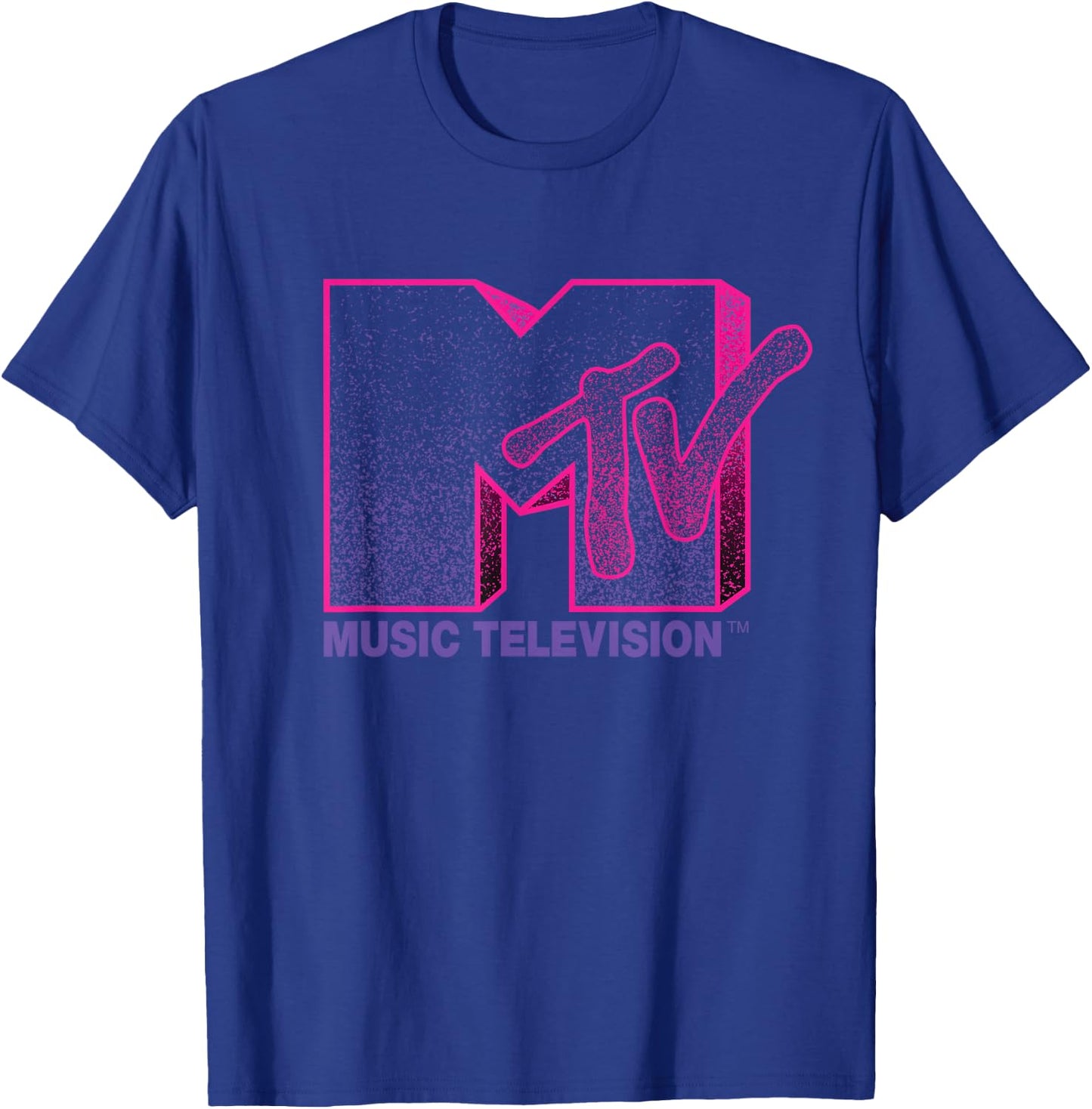 MTV Sparkly Logo Music Television T- Shirts T-Shirt - T-Shirt | Royal