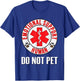 Emotional Support Human Do Not Pet - Service Dog Love Humor T-Shirt - T-Shirt | Royal
