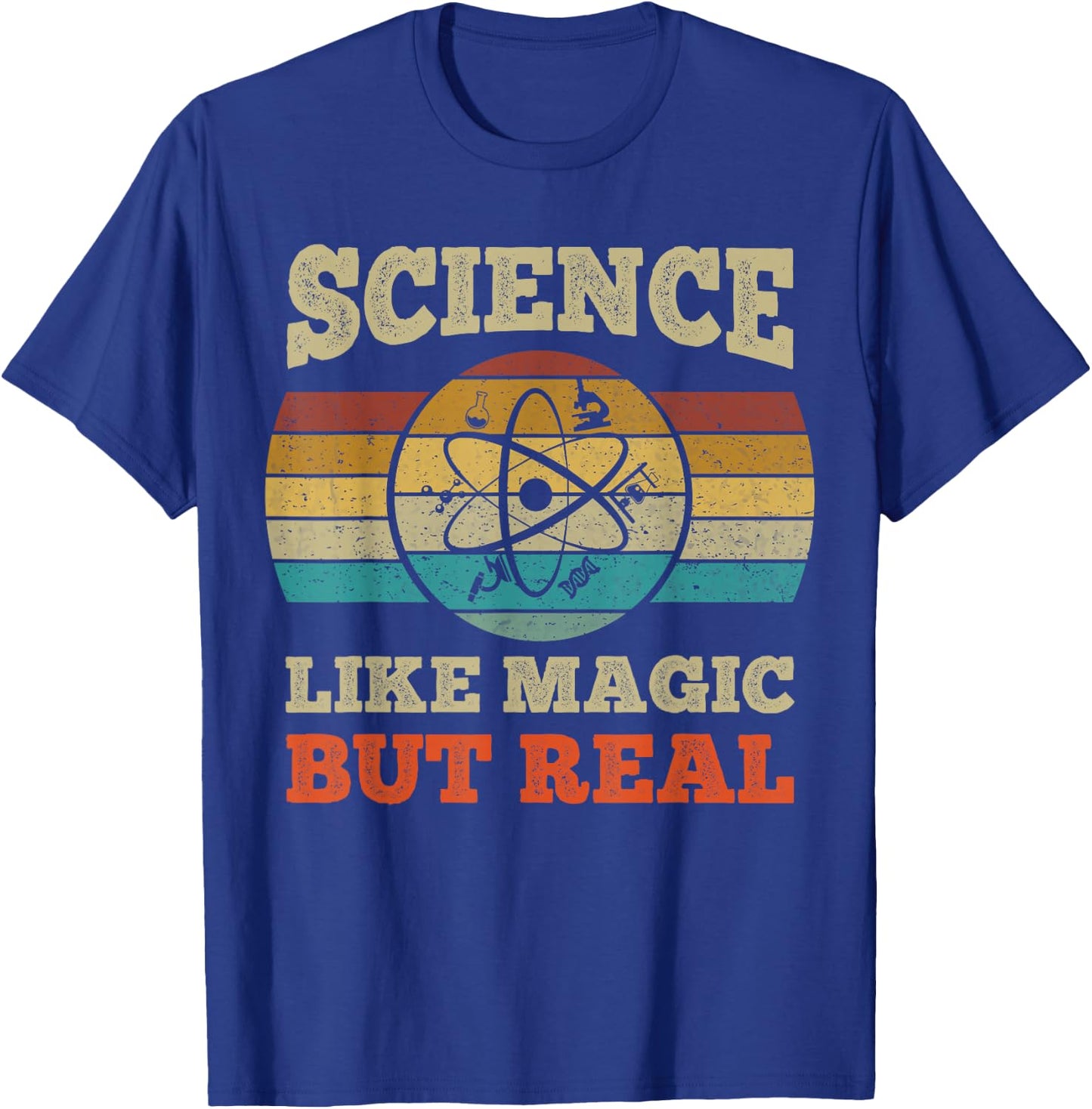 Science Like Magic But Real Shirt Science Teacher Geek Nerd T-Shirt - T-Shirt | Royal