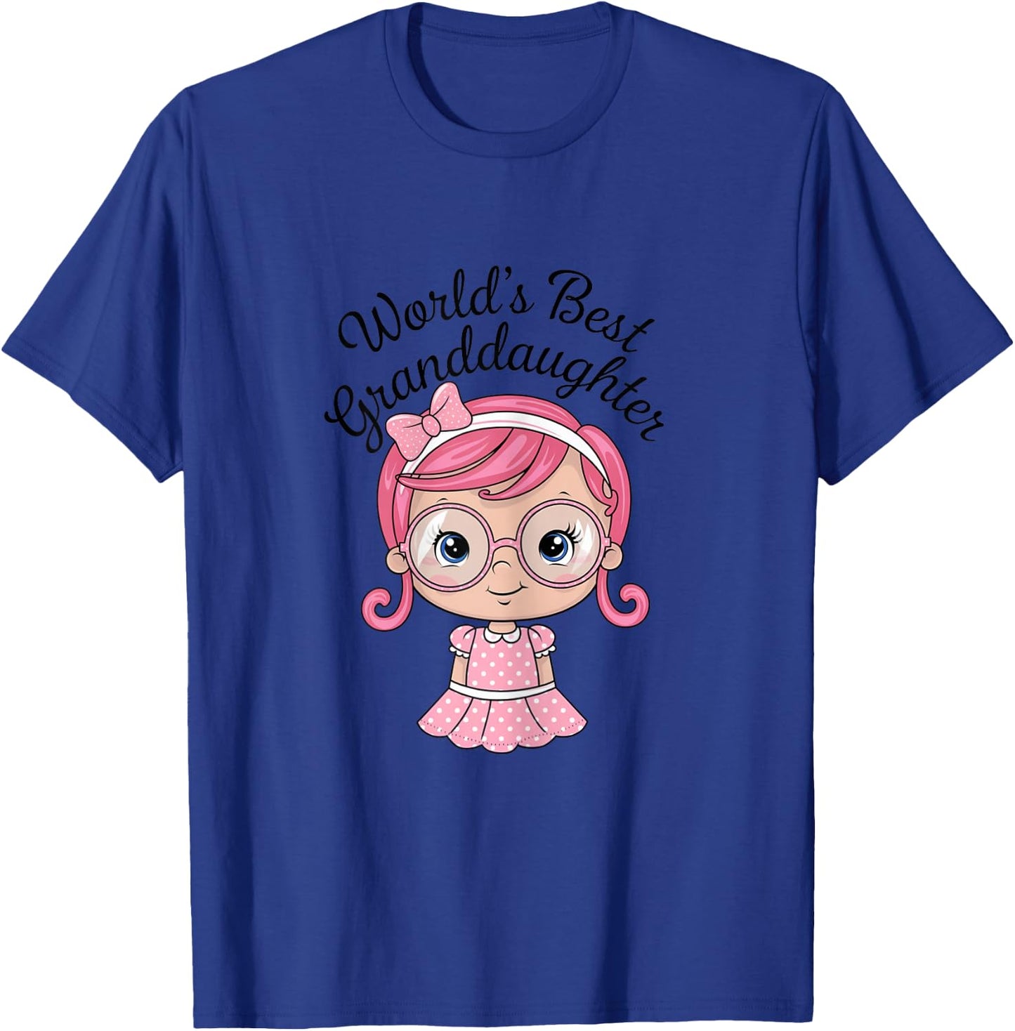 from Grandma Gifts World's Best Granddaughter T-Shirt - T-Shirt | Royal