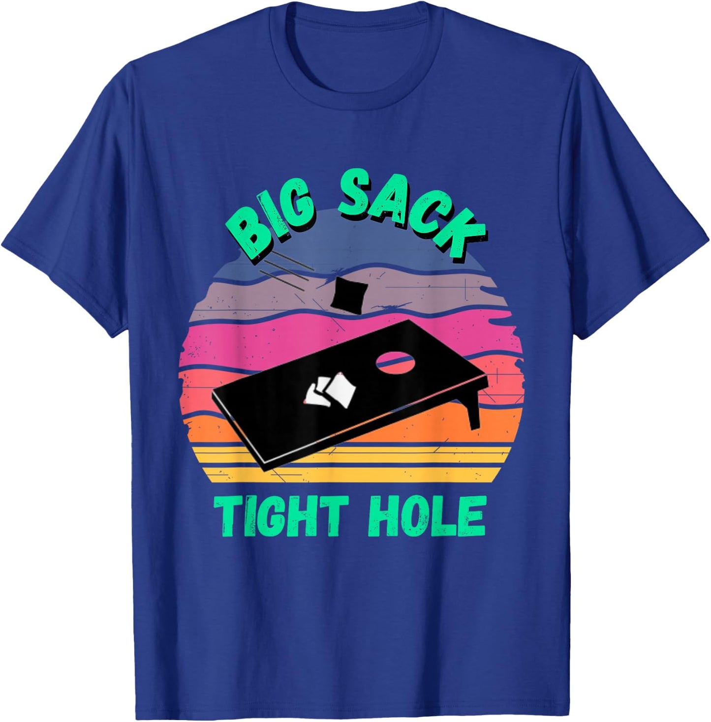 Funny Cornhole | Cornhole Accessories Jerseys T-Shirt - T-Shirt | Royal