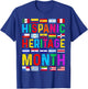 Hispanic Heritage Month National Latino Countries Flags T-Shirt - T-Shirt | Royal