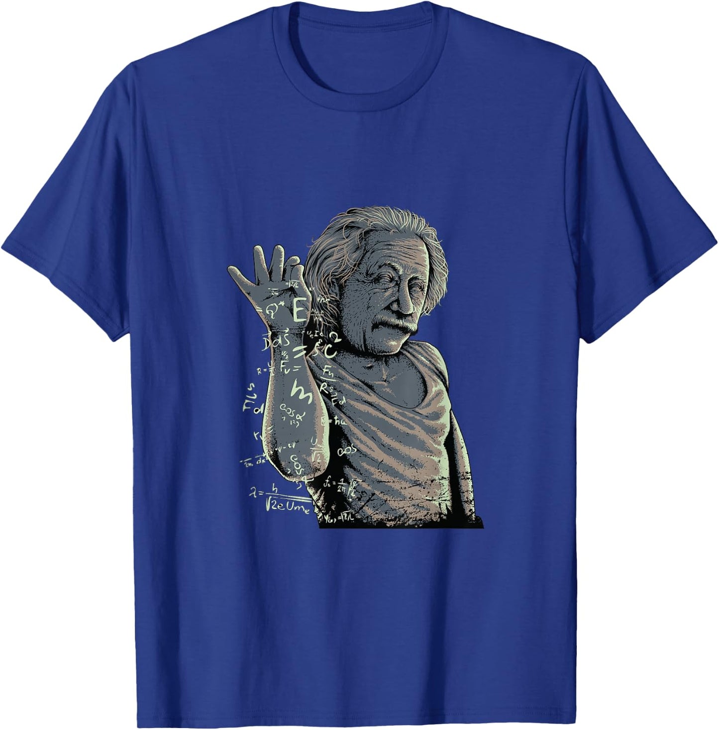Famous Physicist Albert Motif , E MC Gift T-Shirt - T-Shirt | Royal