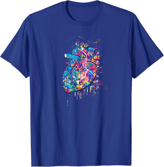 HItta 3xs Heart Gym Fitness Motivation Workout Inspiration T-Shirt - T-Shirt | Royal